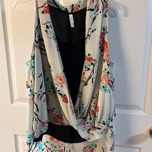 Xhilaration Black Sleeveless Top